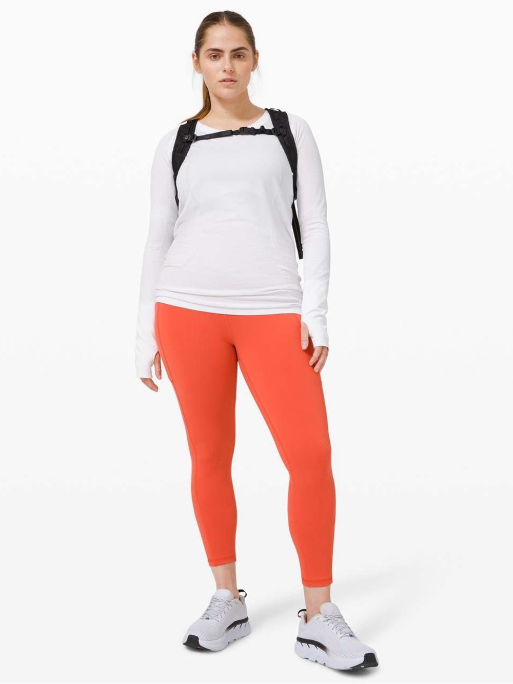 Lululemon Invigorate High-Rise Tight 25" - Brick Orange - Size 6 - Athleisure
